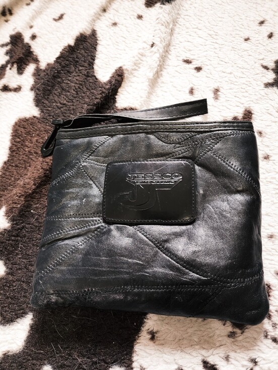 Other - 80'S LEATHER SMALL BAG - BLACK